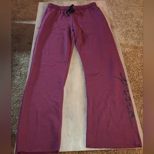 Pink heritage sweat pants